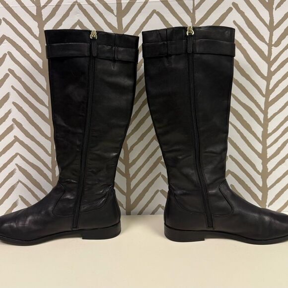 Kate Spade Ronnie Black Tall Boots Size 9.5 - Picture 3 of 13